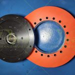 S-III-O-0431 Three series heavy load external gear full protection special flange spur gear slewing drive