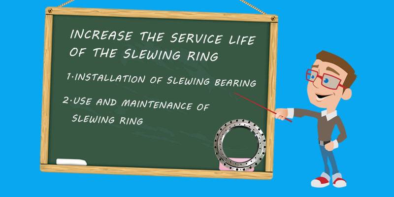 How could we increase the slewing bearing service life?