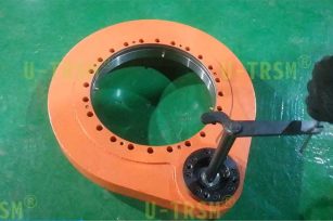 S-I-O-0411 External gear spur gear slewing drive for vehicle equipment