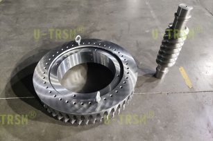 How to improve the torque of worm gear and worm in slewing drive