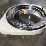 High precision helical gear slewing drive finished product display