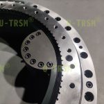 Analysis of lightweight double gear slew drive solutions